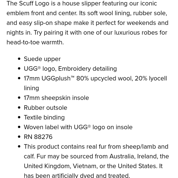 UGG Men's Scuff Logo II Slippers - Sz 9 - Picture 11 of 11